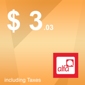 بطاقة شحن Alfa 3$