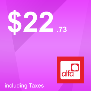 بطاقة شحن Alfa 22,73$