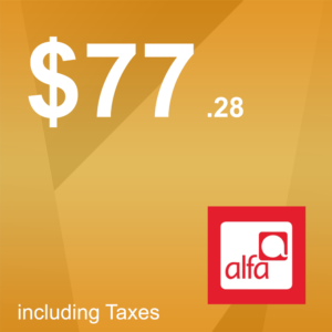 بطاقة شحن Alfa 77$
