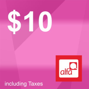 بطاقة شحن Alfa 10$