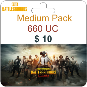 بطاقة شحن بابجي PUBG Card 660 UC