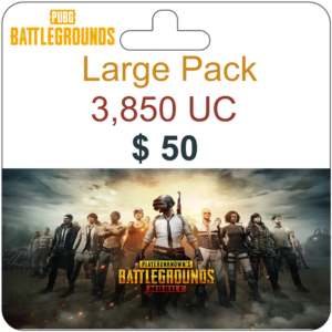 بطاقة شحن بابجي PUBG Card 3850 UC