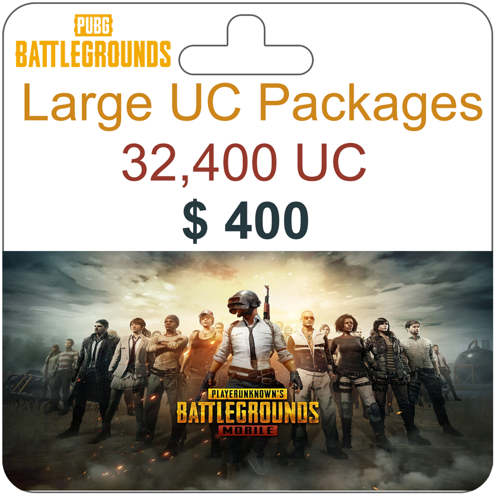 بطاقة شحن بابجي PUBG Card 32400 UC