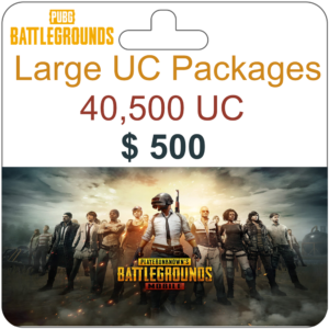 بطاقة شحن بابجي PUBG Card 40500 UC