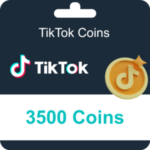 بطاقة شحن رصيد كوينز تيك توك Tiktok Coins 3500