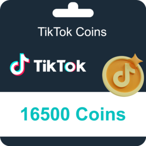 بطاقة شحن رصيد كوينز تيك توك Tiktok Coins 16500