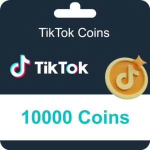 بطاقة شحن رصيد كوينز تيك توك Tiktok Coins 10000